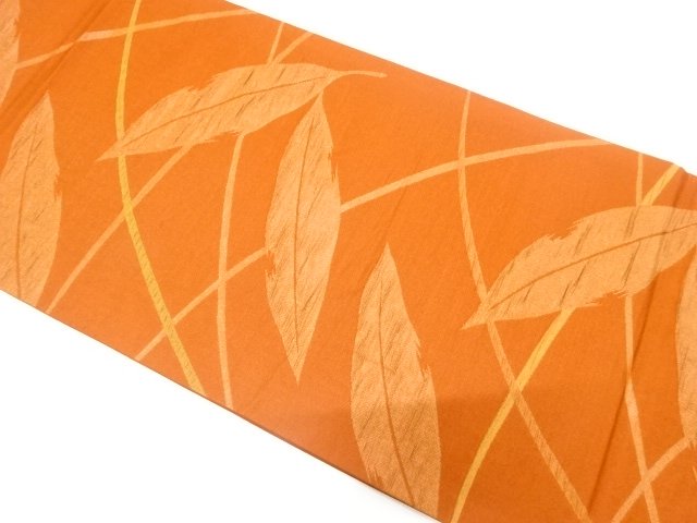 JAPANESE FUKURO OBI / WOVEN LEAVES